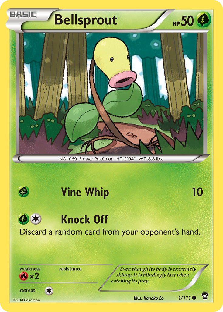 Bellsprout (1/111) [XY: Furious Fists] | The Gaming-Verse