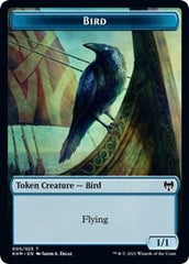 Bird (005) // Soldier Double-sided Token [Kaldheim Commander Tokens] | The Gaming-Verse