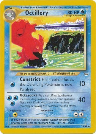 Octillery (34/64) [Neo Revelation Unlimited] | The Gaming-Verse