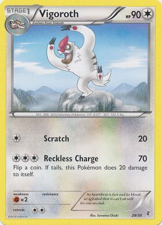 Vigoroth (28/30) [XY: Trainer Kit 1 - Bisharp] | The Gaming-Verse