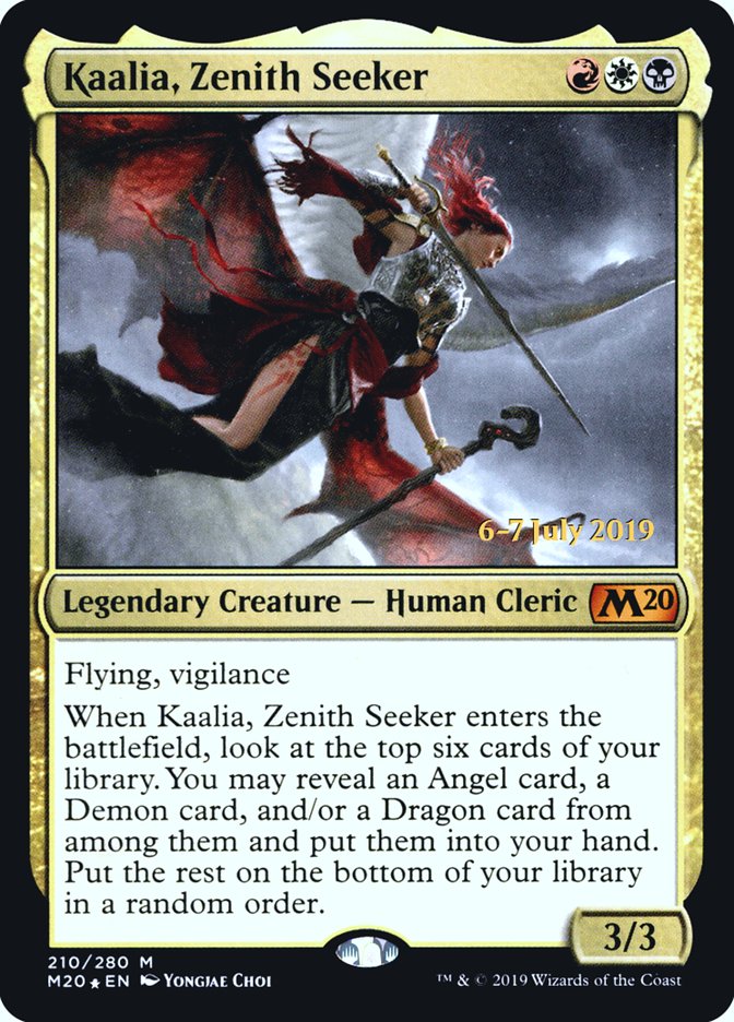 Kaalia, Zenith Seeker  [Core Set 2020 Prerelease Promos] | The Gaming-Verse