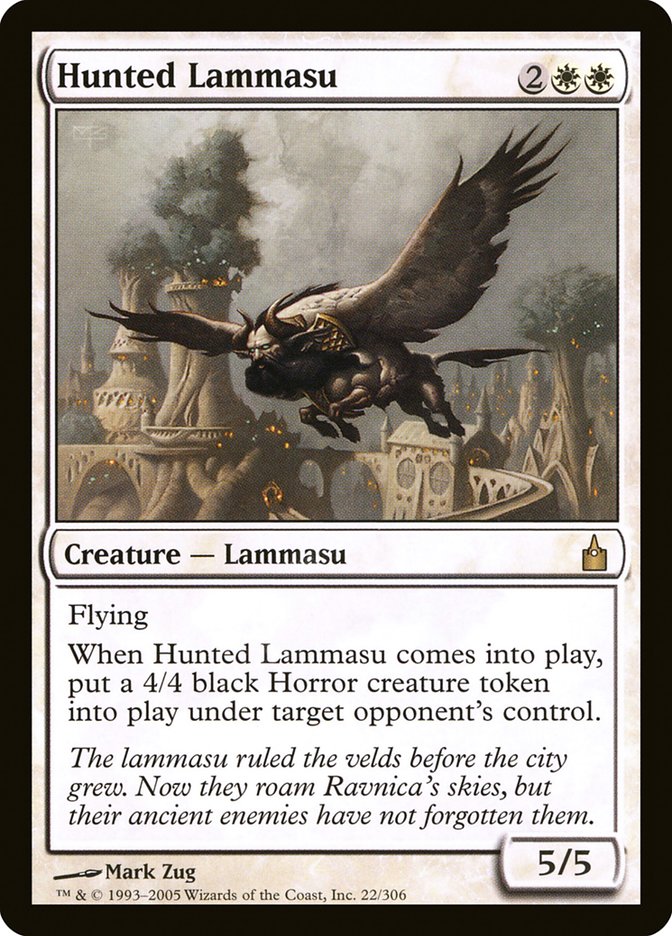 Hunted Lammasu [Ravnica: City of Guilds] | The Gaming-Verse