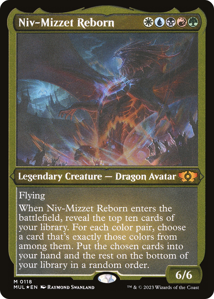 Niv-Mizzet Reborn (Foil Etched) [Multiverse Legends] | The Gaming-Verse