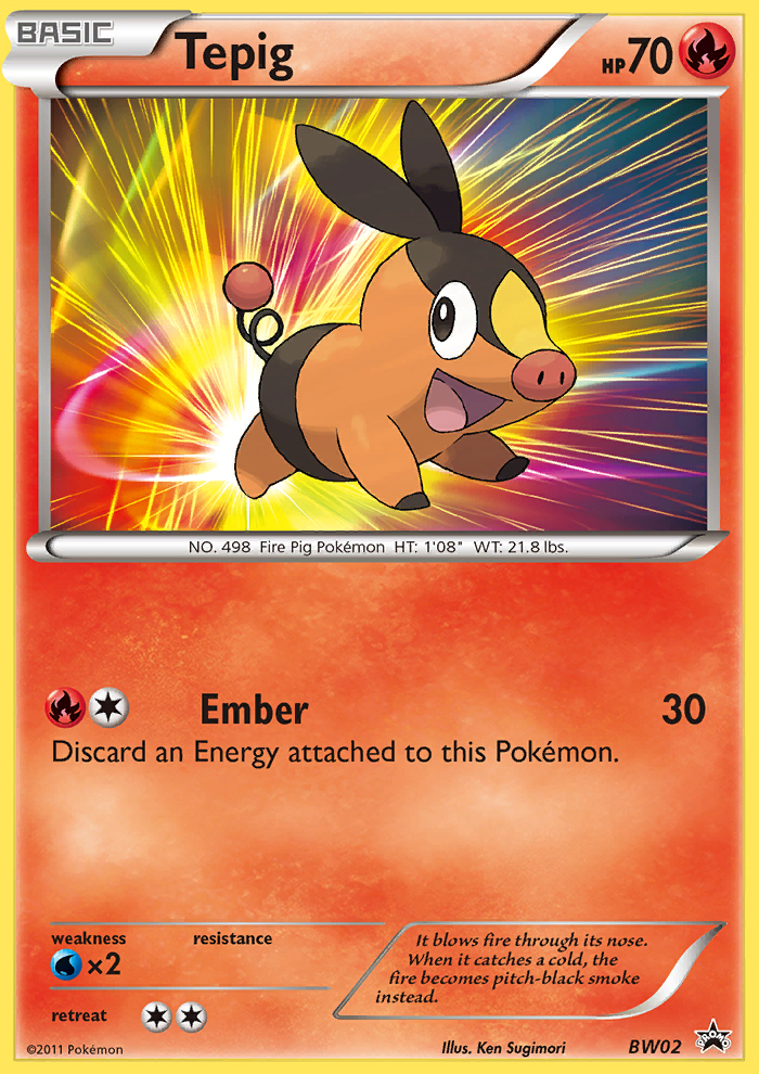 Tepig (BW02) [Black & White: Black Star Promos] | The Gaming-Verse