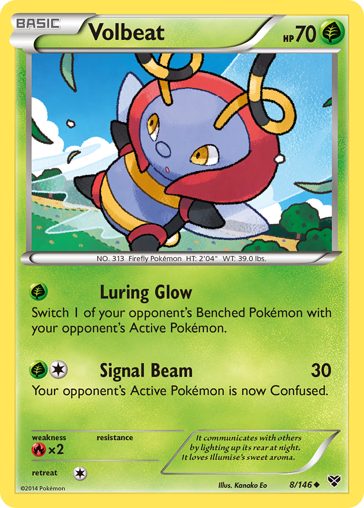 Volbeat (8/146) [XY: Base Set] | The Gaming-Verse