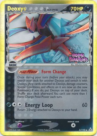 Deoxys (3/110) (Delta Species) (Stamped) [EX: Holon Phantoms] | The Gaming-Verse