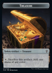 Treasure // Volo's Journal Double-sided Token [Commander Legends: Battle for Baldur's Gate Tokens] | The Gaming-Verse