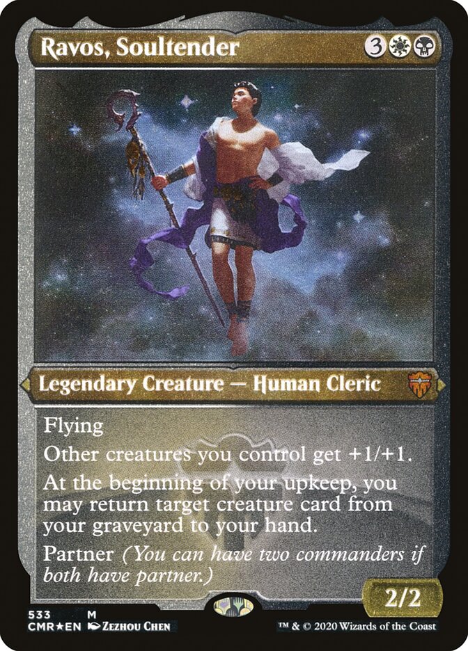 Ravos, Soultender [Commander Legends Etched] | The Gaming-Verse