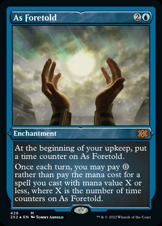 As Foretold (Foil Etched) [Double Masters 2022] | The Gaming-Verse