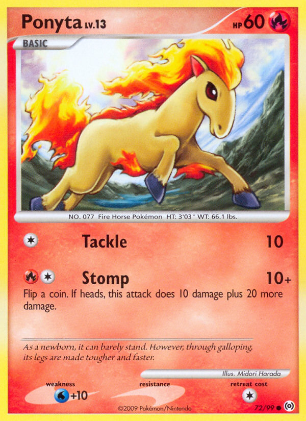 Ponyta (72/99) [Platinum: Arceus] | The Gaming-Verse