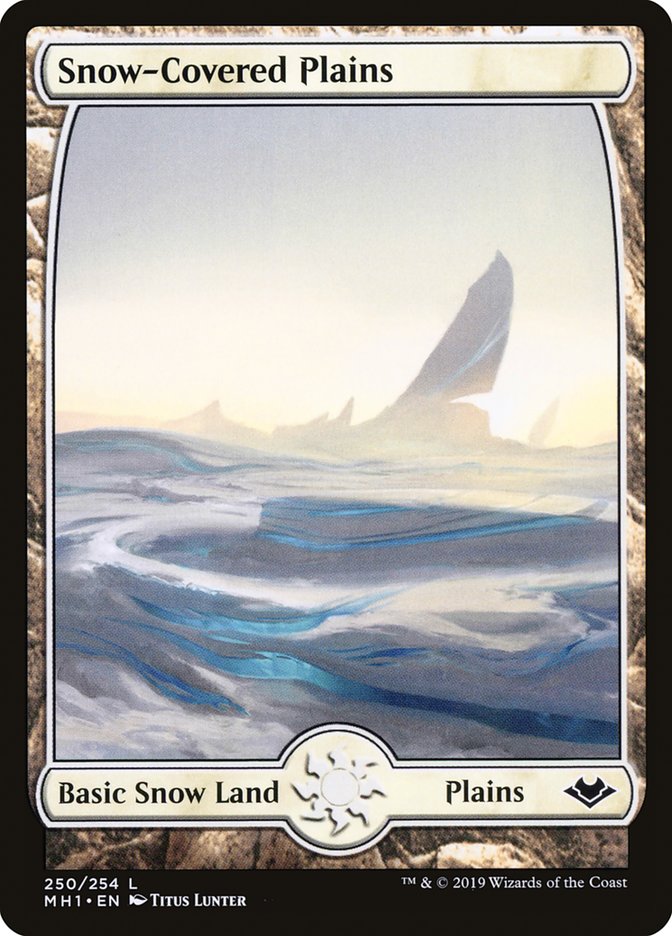 Snow-Covered Plains [Modern Horizons] | The Gaming-Verse