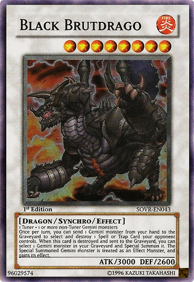 Black Brutdrago [SOVR-EN043] Super Rare | The Gaming-Verse