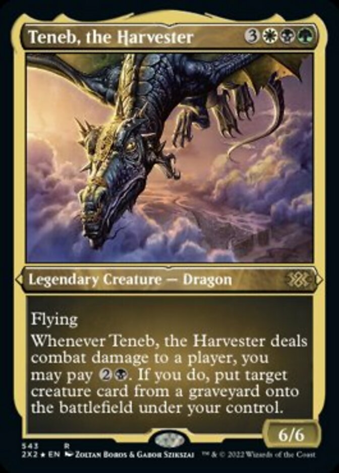 Teneb, the Harvester (Foil Etched) [Double Masters 2022] | The Gaming-Verse