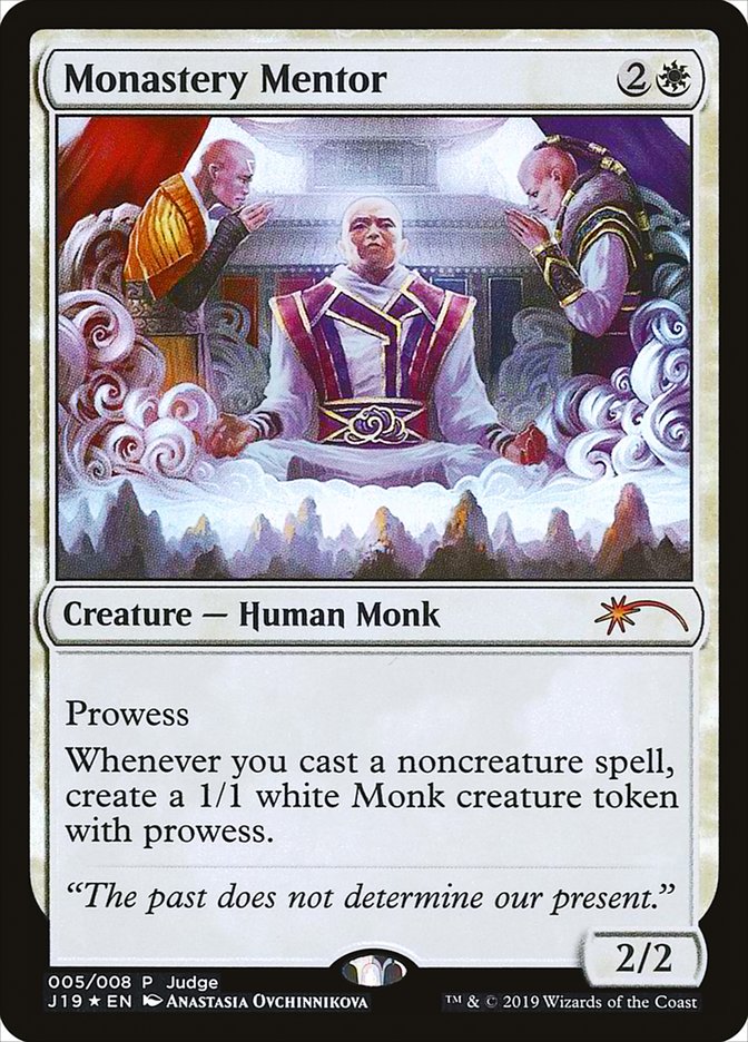 Monastery Mentor [Judge Gift Cards 2019] | The Gaming-Verse