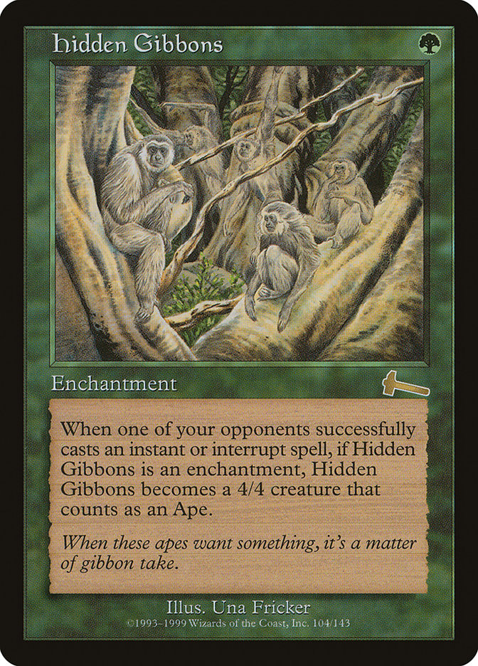 Hidden Gibbons [Urza's Legacy] | The Gaming-Verse