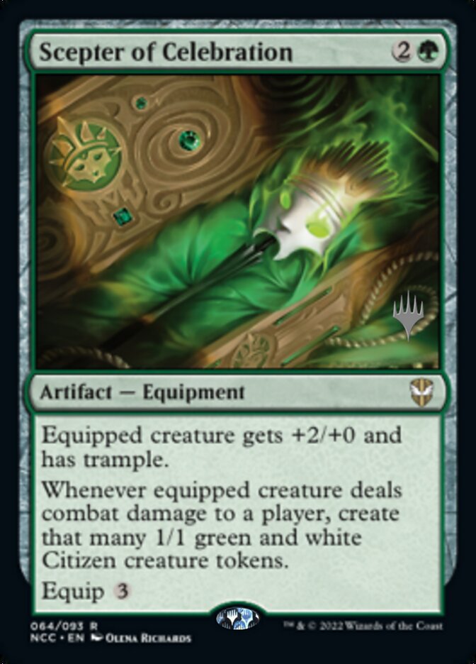 Scepter of Celebration (Promo Pack) [Streets of New Capenna Commander Promos] | The Gaming-Verse