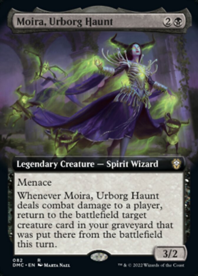 Moira, Urborg Haunt (Extended Art) [Dominaria United Commander] | The Gaming-Verse