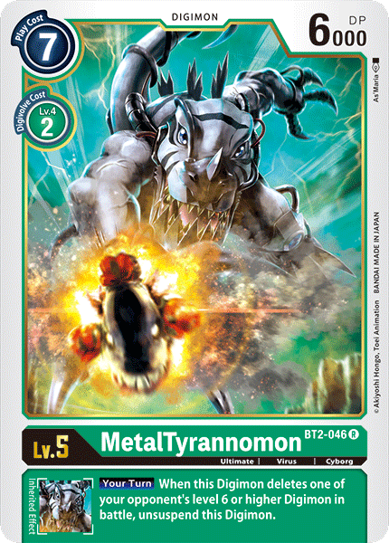 MetalTyrannomon [BT2-046] [Release Special Booster Ver.1.0] | The Gaming-Verse