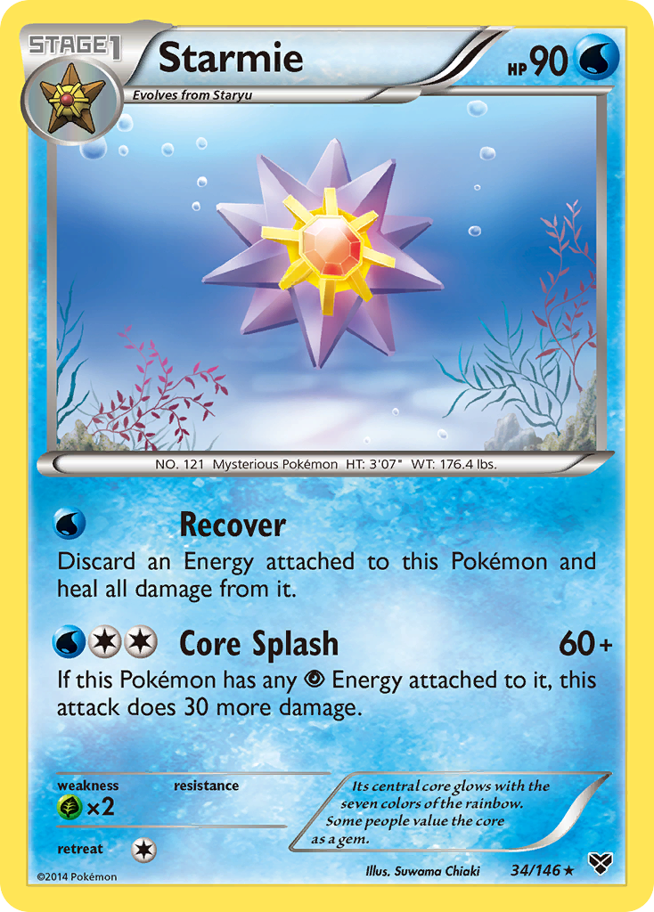 Starmie (34/146) [XY: Base Set] | The Gaming-Verse