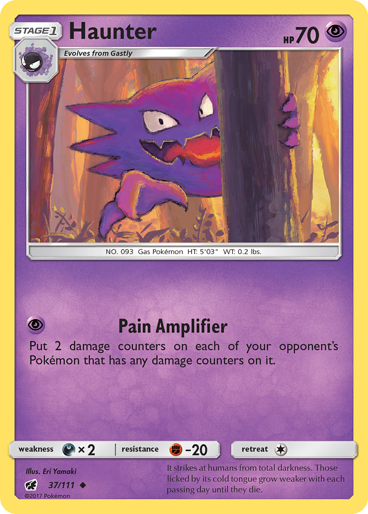 Haunter (37/111) [Sun & Moon: Crimson Invasion] | The Gaming-Verse