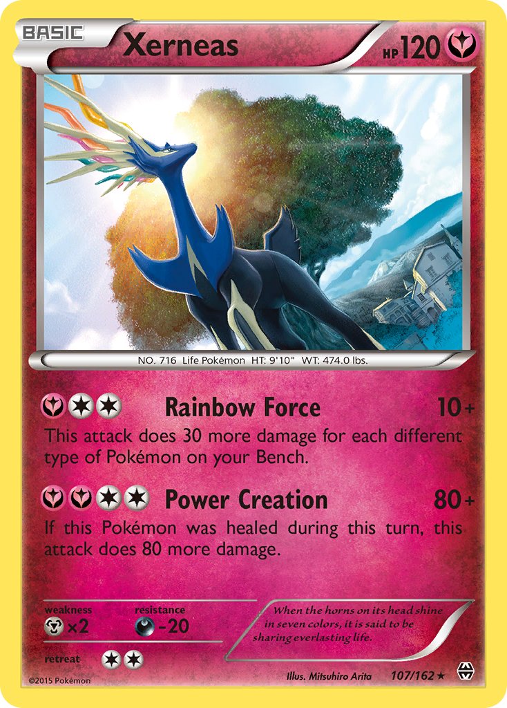 Xerneas (107/162) (Cosmos Holo) (Blister Exclusive) [XY: BREAKthrough] | The Gaming-Verse