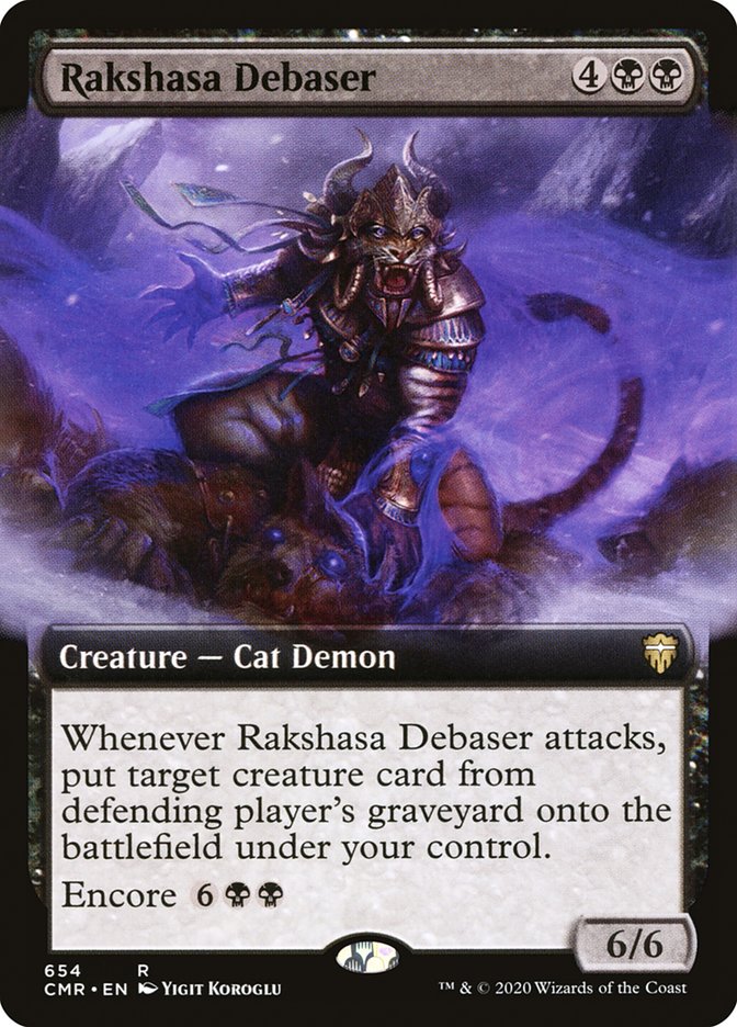 Rakshasa Debaser (Extended Art) [Commander Legends] | The Gaming-Verse