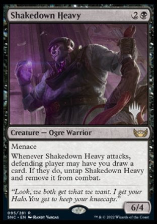 Shakedown Heavy (Promo Pack) [Streets of New Capenna Promos] | The Gaming-Verse