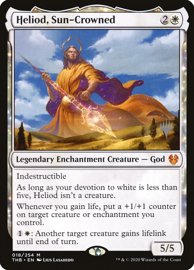 Heliod, Sun-Crowned (Promo Pack) [Theros Beyond Death Promos] | The Gaming-Verse