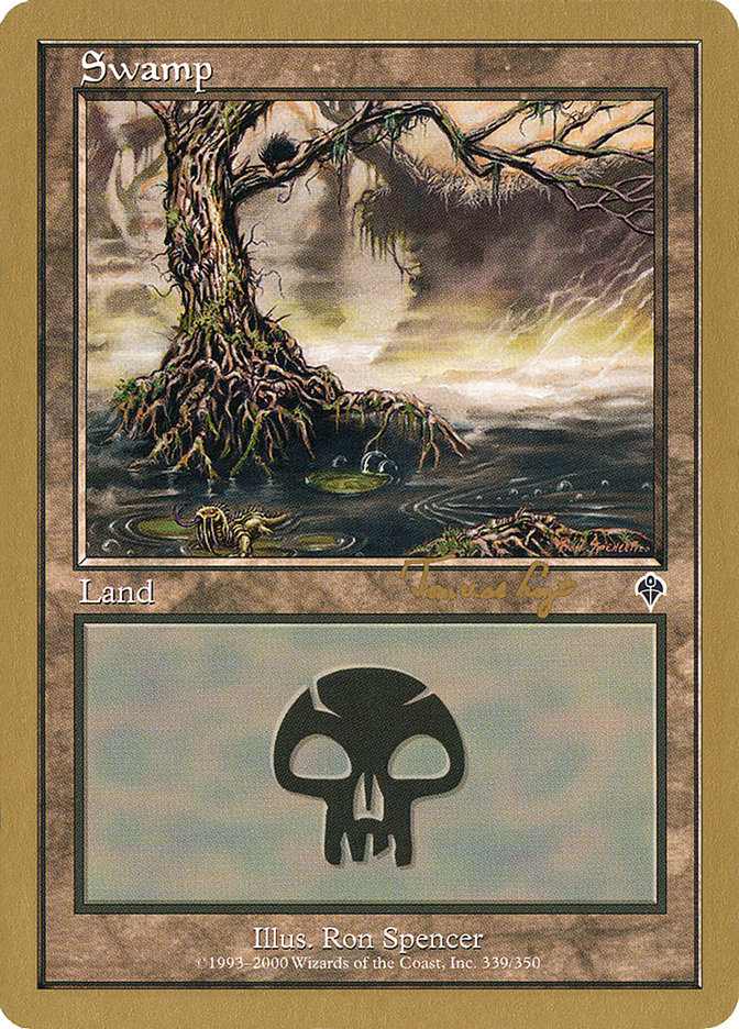 Swamp (tvdl339) (Tom van de Logt) [World Championship Decks 2001] | The Gaming-Verse