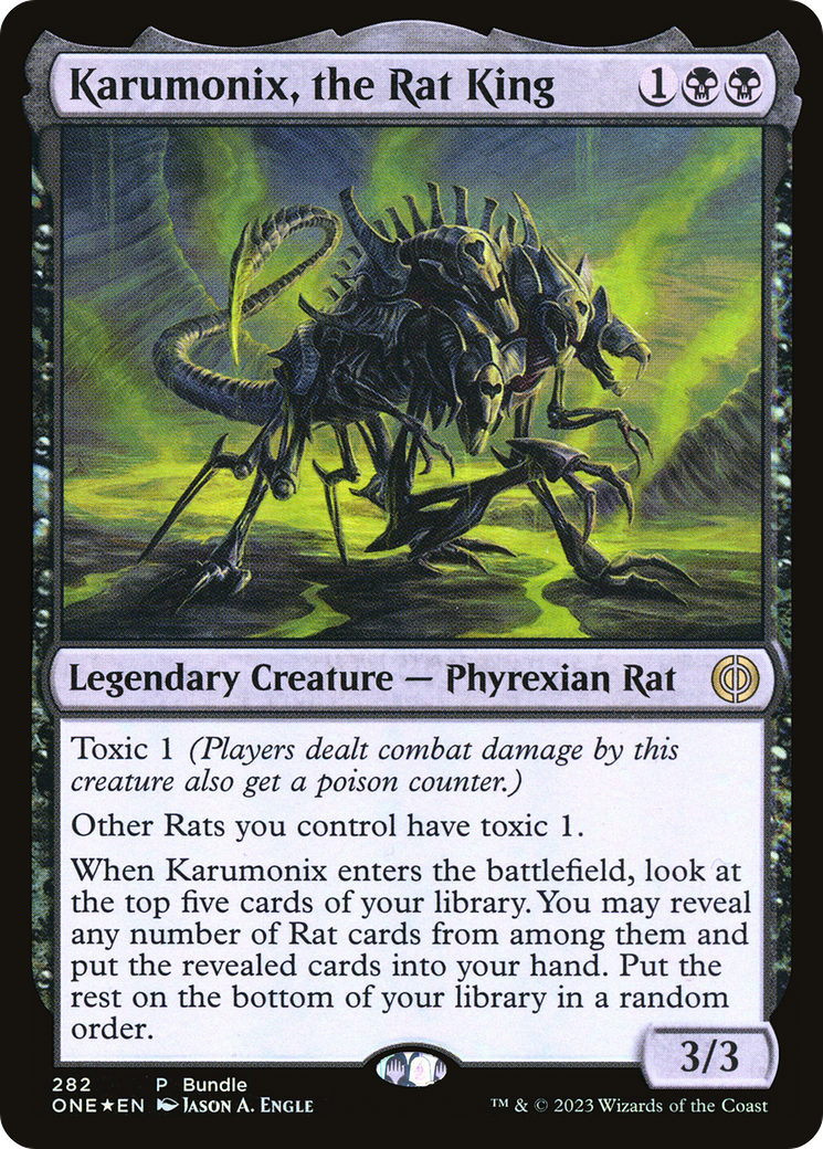 Karumonix, the Rat King (Bundle) [Phyrexia: All Will Be One] | The Gaming-Verse