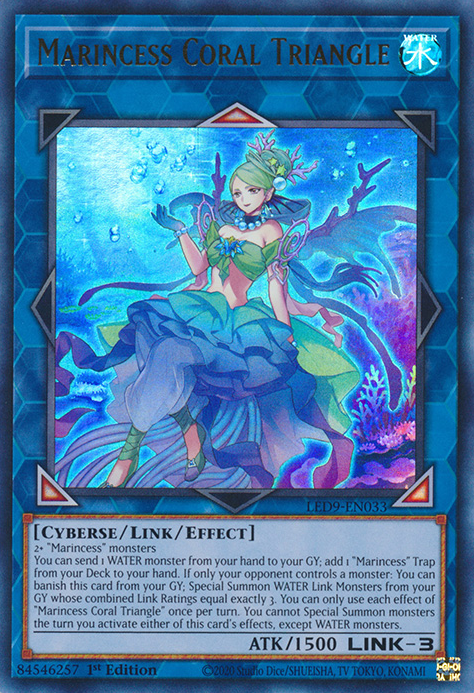 Marincess Coral Triangle [LED9-EN033] Ultra Rare | The Gaming-Verse