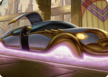 Mysterious Limousine Art Card [Streets of New Capenna Art Series] | The Gaming-Verse