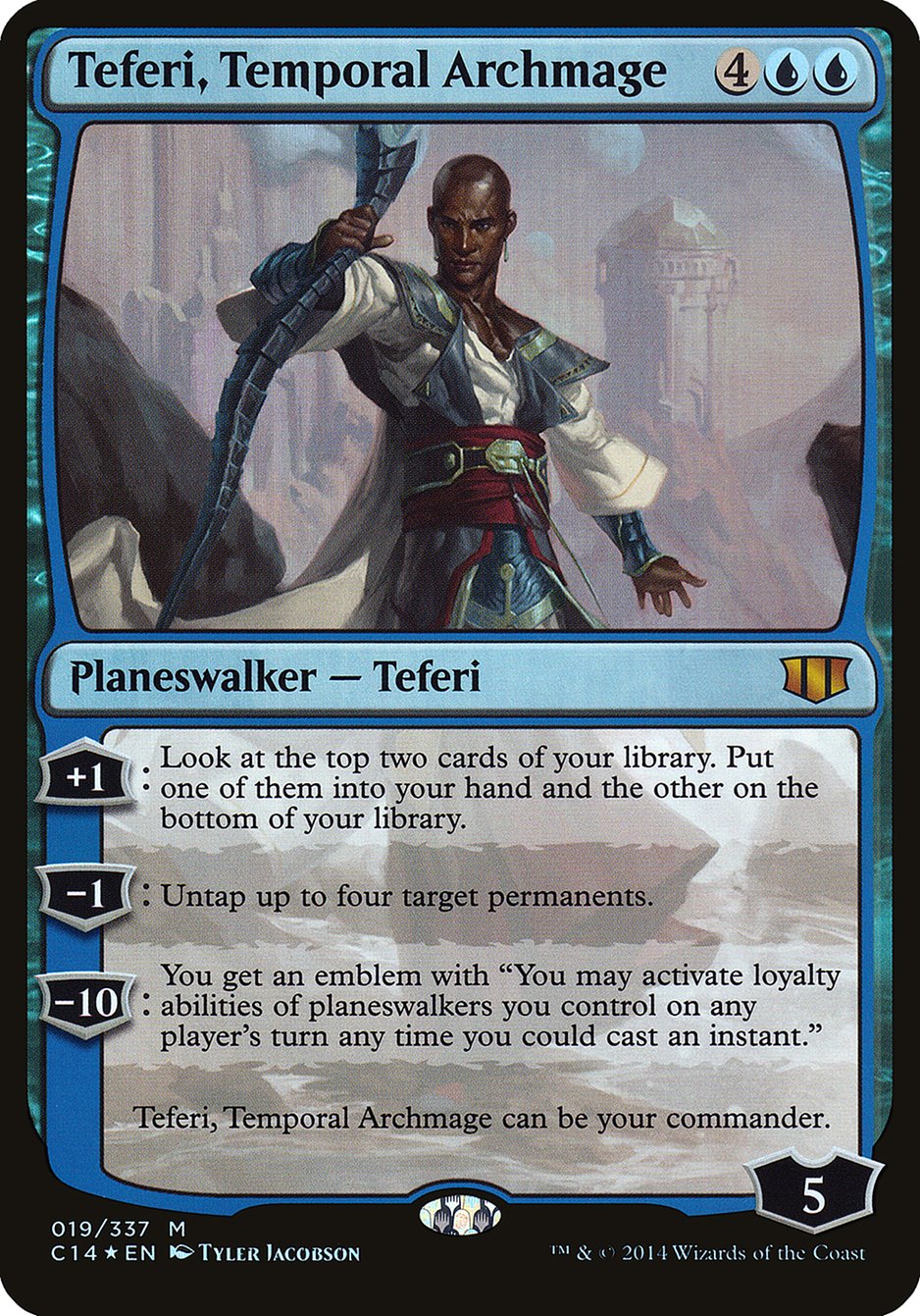 Teferi, Temporal Archmage (Commander 2014) [Commander 2014 Oversized] | The Gaming-Verse