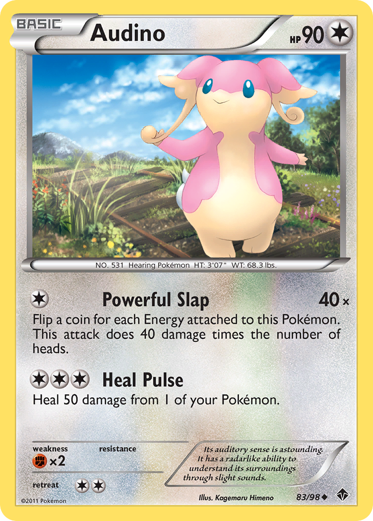 Audino (83/98) [Black & White: Emerging Powers] | The Gaming-Verse