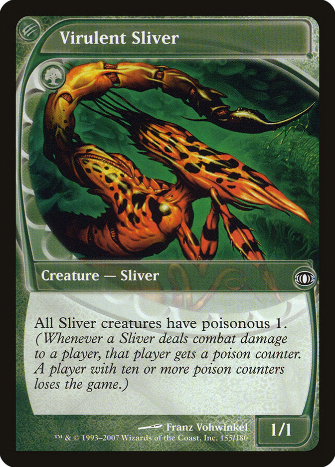 Virulent Sliver [Future Sight] | The Gaming-Verse