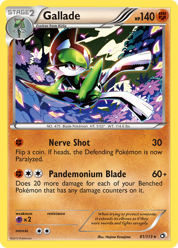 Gallade (81/113) [Black & White: Legendary Treasures] | The Gaming-Verse