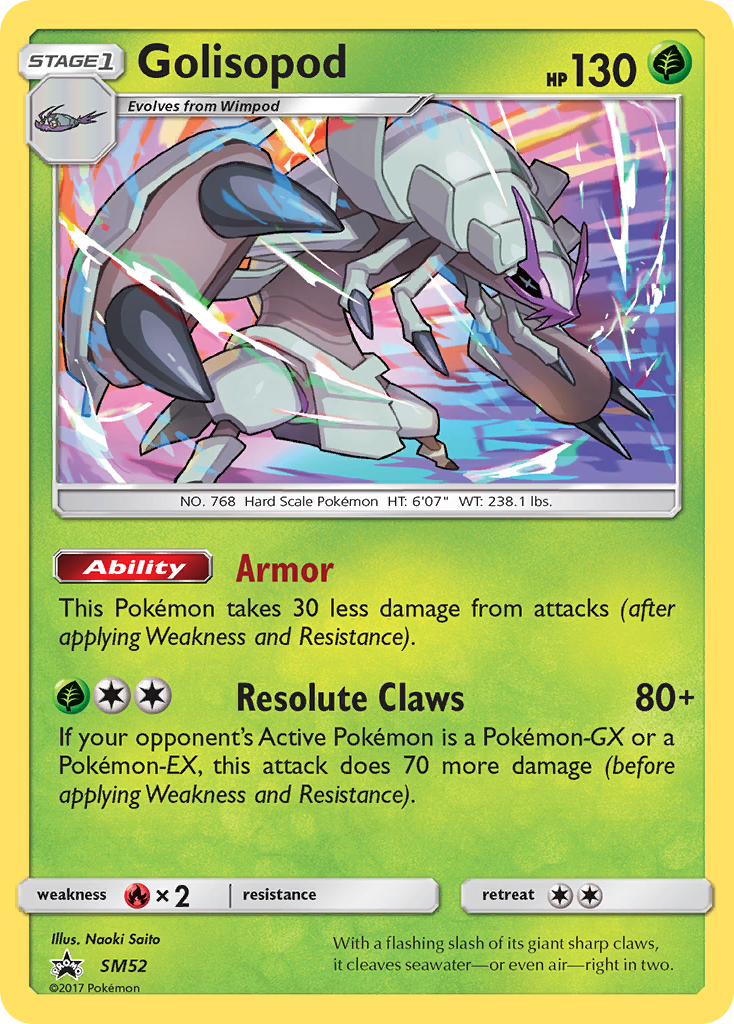 Golisopod (SM52) [Sun & Moon: Black Star Promos] | The Gaming-Verse