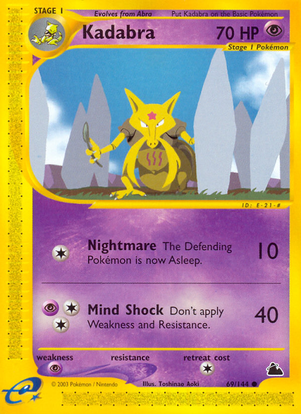 Kadabra (69/144) [Skyridge] | The Gaming-Verse