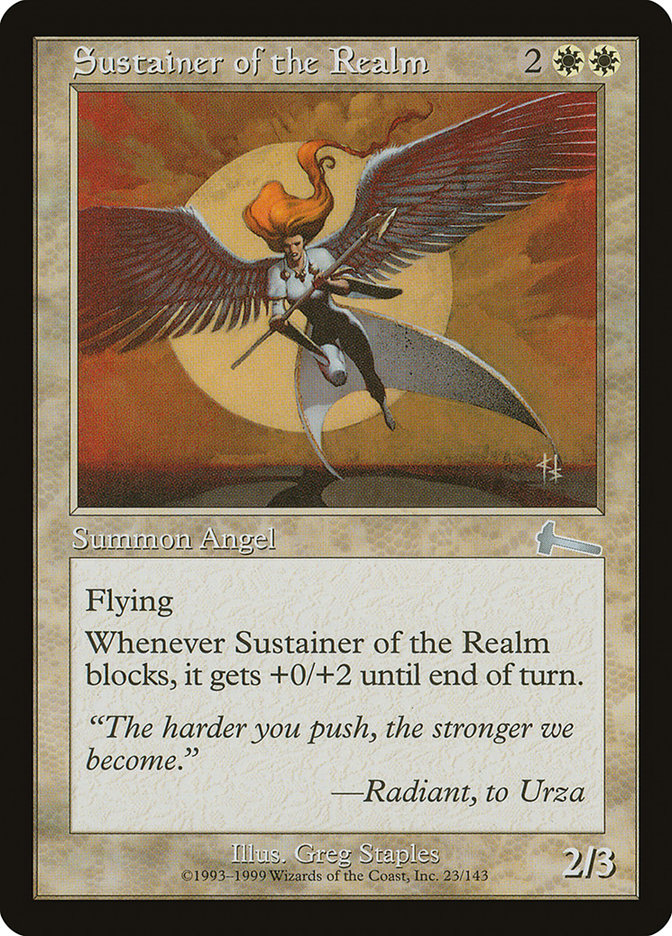 Sustainer of the Realm [Urza's Legacy] | The Gaming-Verse