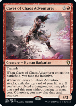 Caves of Chaos Adventurer [Commander Legends: Battle for Baldur's Gate] | The Gaming-Verse