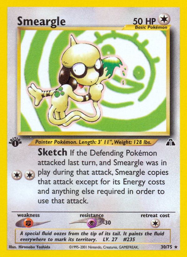 Smeargle (30/75) [Neo Discovery 1st Edition] | The Gaming-Verse