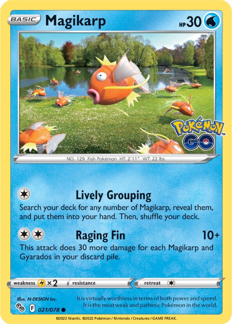 Magikarp (021/078) [Pokémon GO] | The Gaming-Verse