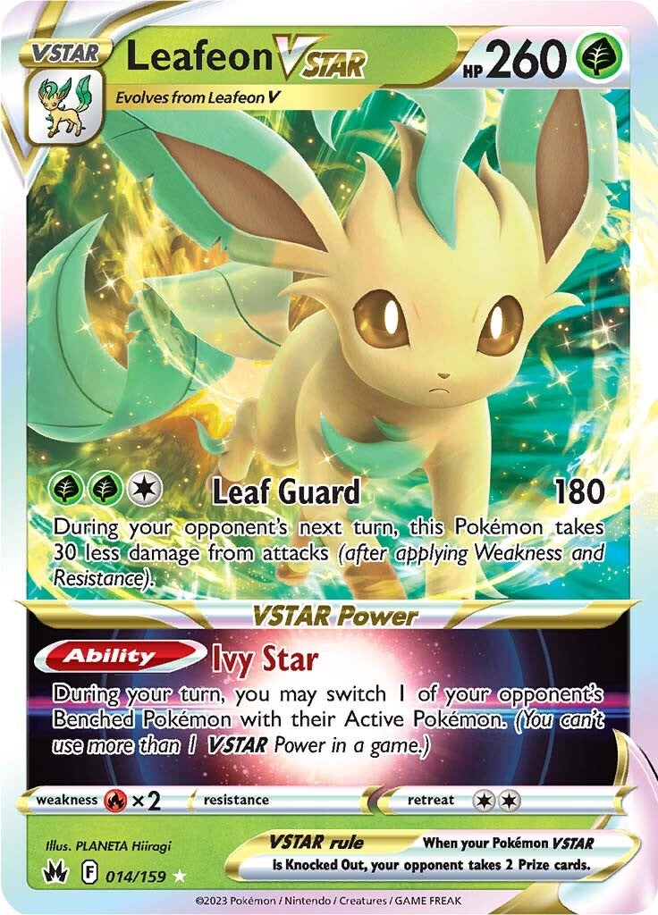 Leafeon VSTAR (014/159) [Sword & Shield: Crown Zenith] | The Gaming-Verse