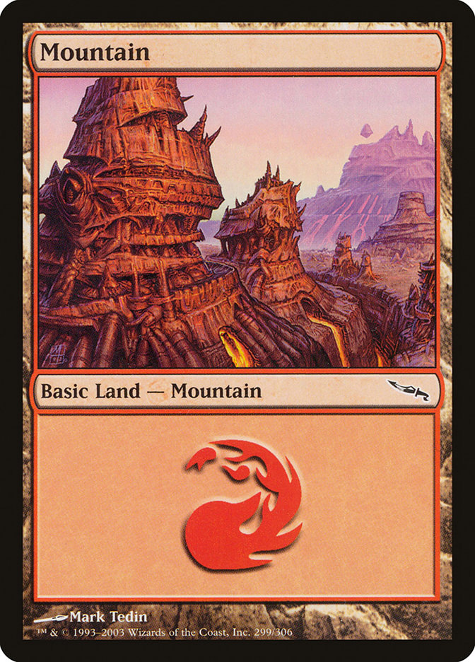 Mountain (#299) [Mirrodin] | The Gaming-Verse