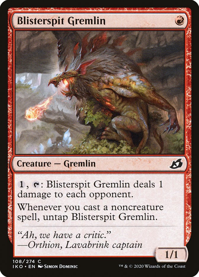 Blisterspit Gremlin [Ikoria: Lair of Behemoths] | The Gaming-Verse