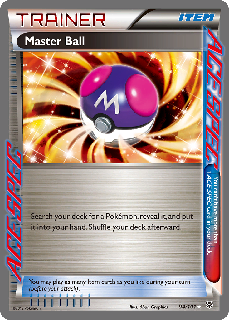 Master Ball (94/101) [Black & White: Plasma Blast] | The Gaming-Verse