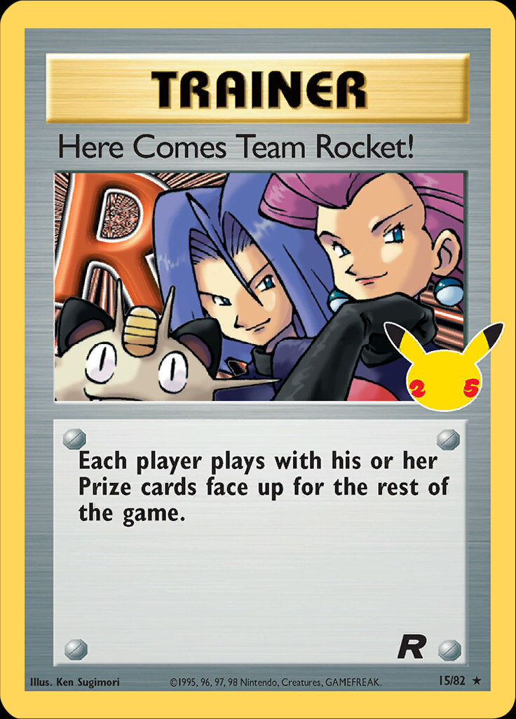 Here Comes Team Rocket! (15/82) [Celebrations: 25th Anniversary - Classic Collection] | The Gaming-Verse