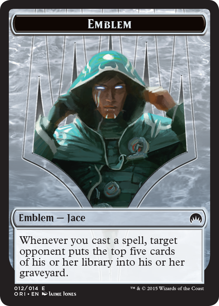 Pest // Jace, Telepath Unbound Emblem Double-Sided Token [Secret Lair: From Cute to Brute Tokens] | The Gaming-Verse