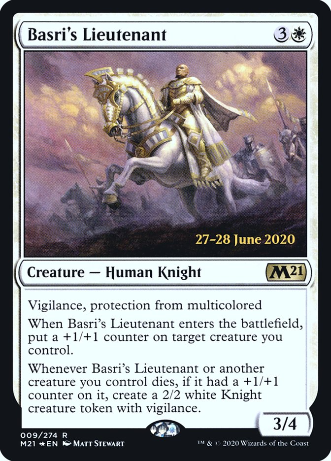 Basri's Lieutenant  [Core Set 2021 Prerelease Promos] | The Gaming-Verse