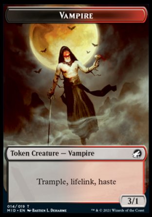 Vampire Token [Innistrad: Midnight Hunt Tokens] | The Gaming-Verse